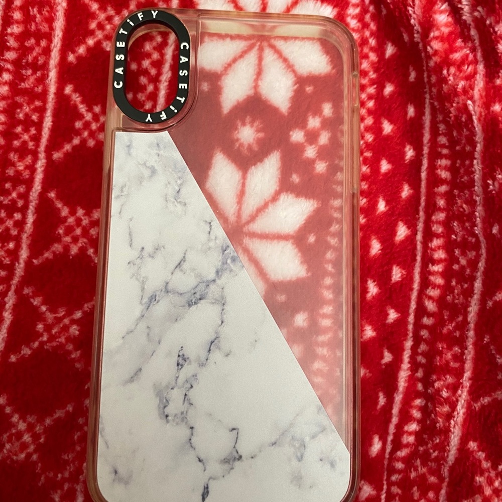 iPhone XR Casetify marble case
